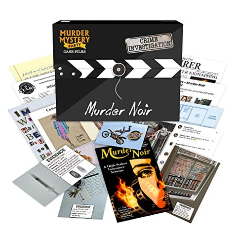 University Games Murder Mystery Party Case Files Murder Noir