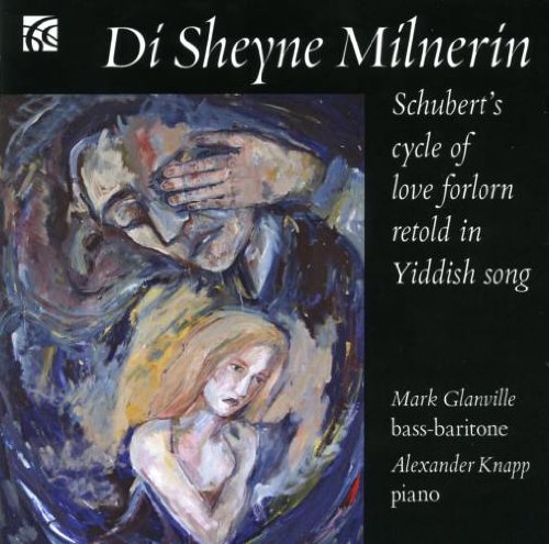 CD cover with abstract painting of man and woman, black background, white text.