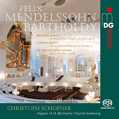 CD cover featuring a church interior with a large pipe organ.