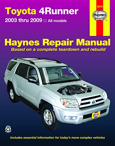 Toyota 4Runner 2003 thru 2009 Automotive Repair Manual