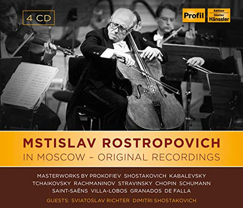 Rostropovich - Mstislav Rostropovich In Moscow: Original Recordings [CD]