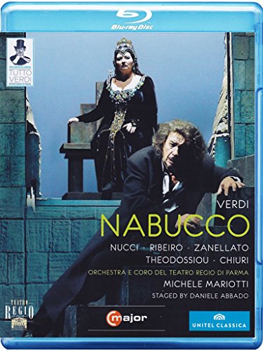 Blue-ray case cover featuring a man and woman in period costumes.