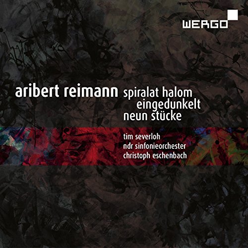 "Album cover with abstract dark background, white text, and red, blue, green accents."
