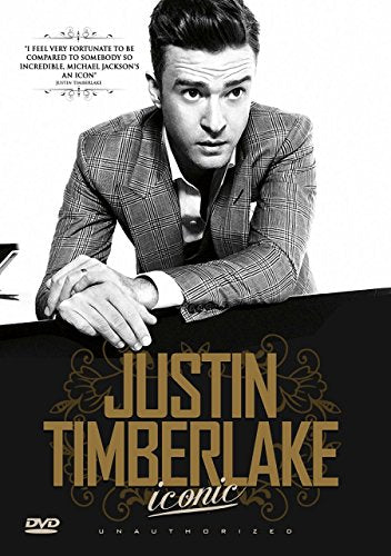 DVD cover featuring Justin Timberlake in a suit, leaning on a black surface.