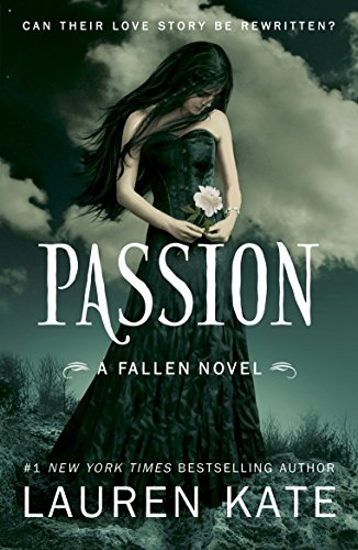 Book cover of "Passion" by Lauren Kate, featuring a woman in a dark dress.