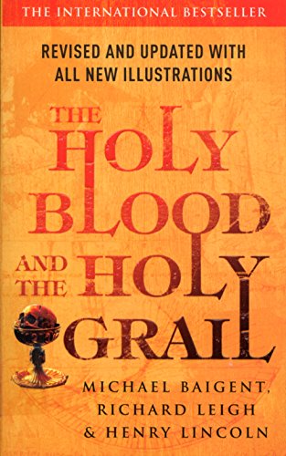 "Book cover of 'The Holy Blood and the Holy Grail' with a chalice image."