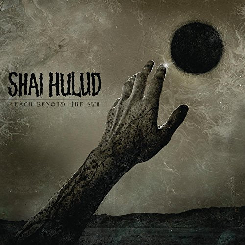 Album cover with a hand reaching towards a darkened sun in a grungy, dark scene.