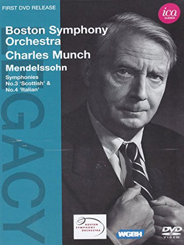 Mendelssohn: Charles Munch (Symphonies No. 3 And 4) [DVD] [2011] [NTSC]
