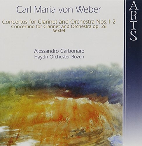 "CD cover with abstract watercolor design and text listing classical music compositions."