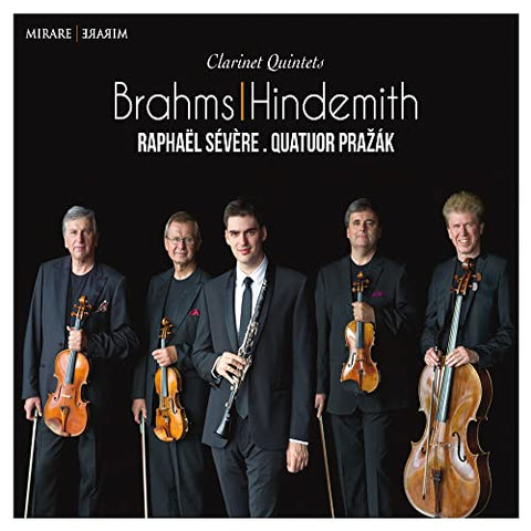 Prazak Quartet - Brahms Hindemith Clarinet Quintets [CD]