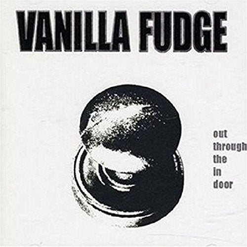 "Vanilla Fudge CD cover featuring a black-and-white doorknob image on a white background."
