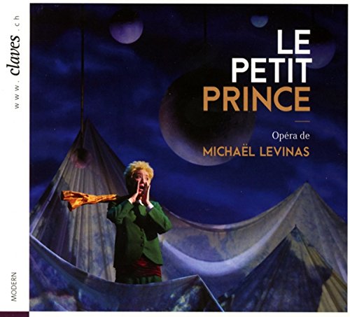 "CD cover for 'Le Petit Prince' opera, featuring a man in a green coat."