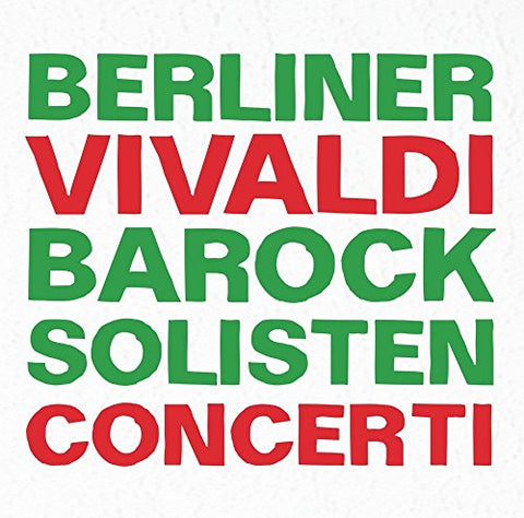 Berliner Barock Solisten - Vivaldi: Concerti [CD]