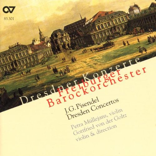 A CD cover featuring an 18th-century cityscape with text overlay.