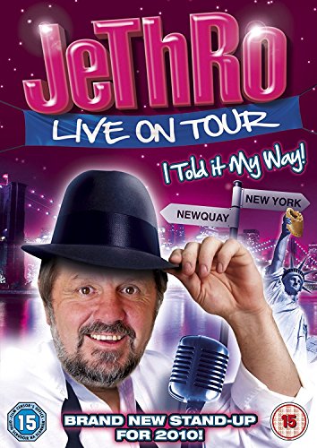 DVD cover featuring Jethro, a man in a hat holding a signpost.