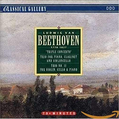 Beethoven / Moscow Trio - Ludwig Van Beethoven: 'Triple Concerto', Trio For Piano, Clarinet and Violoncello, Trio No. 11 For Violin, Cello & Piano [CD]