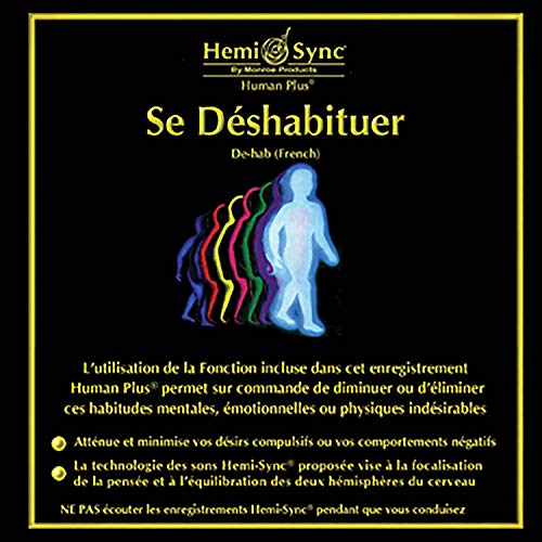 "Audio CD cover with a dark background, yellow text, and a human figure graphic."