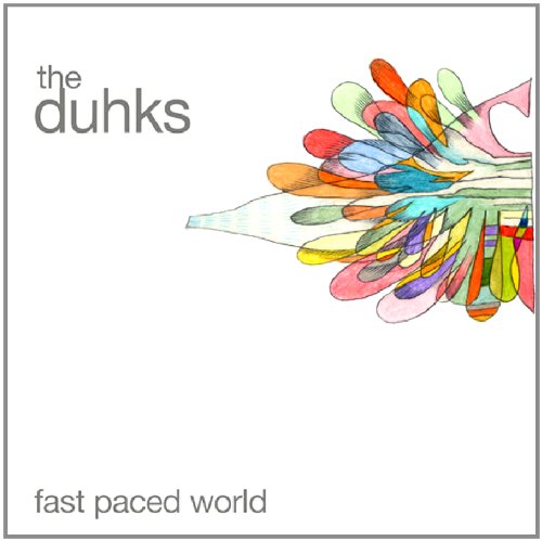 The image is a CD cover featuring a colorful abstract flower on a white background.
