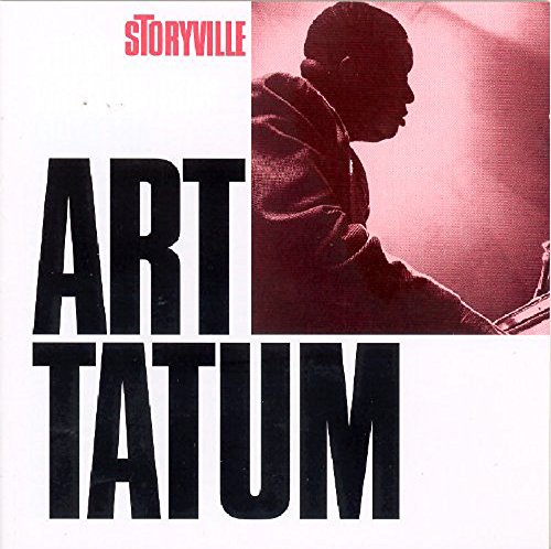 "CD cover with 'Art Tatum' in large black text and a pianist silhouette."
