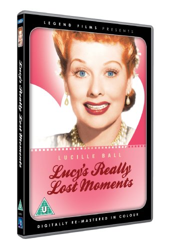 DVD case with Lucille Ball's portrait on the cover, titled "Lucy's Really Lost Moments".