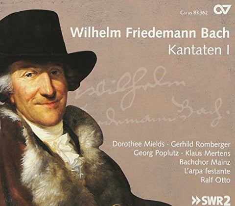 M Mields/mertens/otto/bachchor - Wilhelm Friedemann Bach: Cantatas Vol. 1 [CD]