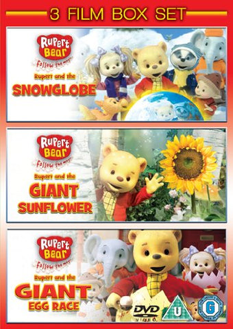 Rupert Bear - Snowglobe / Giant Egg Race / Giant Sunflower DVD