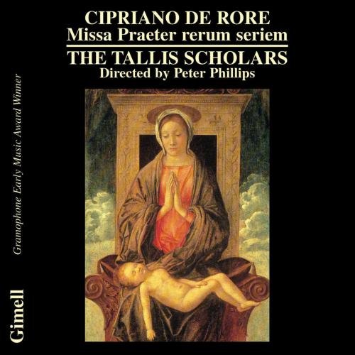 "CD cover featuring a Renaissance painting of the Virgin Mary holding the Christ child."
