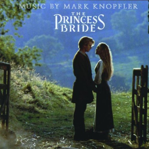 CD cover for "The Princess Bride" soundtrack, showing a man and woman holding hands.