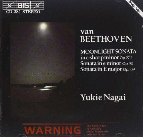 A CD cover featuring a nighttime lake scene with a full moon shining.