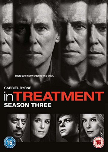 DVD cover for "In Treatment: Season 3" featuring black and white close-up faces.