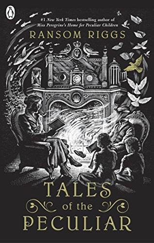 Black book cover with gold text and a detailed, monochrome illustration of children.