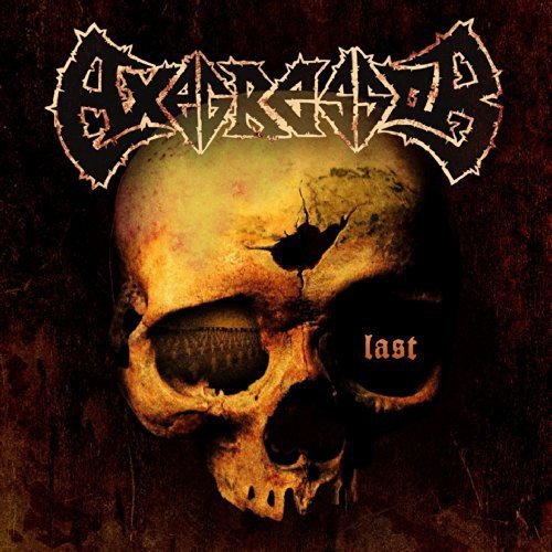 Album cover featuring a skull with a cracked eye socket and the word "last" on it.