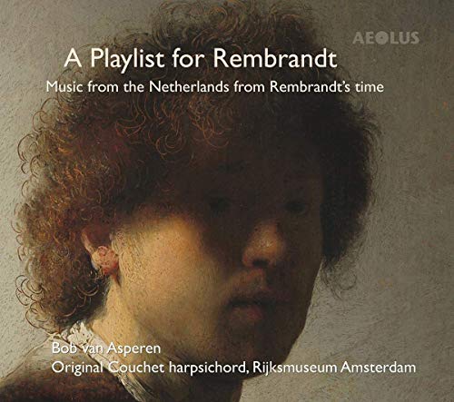 CD cover featuring a portrait of a curly-haired man with white text overlay.