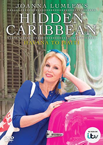 DVD cover featuring Joanna Lumley leaning on a pink car, wearing a blue dress.