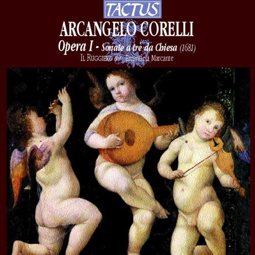 "CD cover featuring cherubs playing instruments, with title and artist information above."
