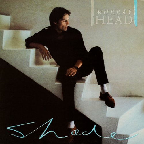 Murray Head album cover featuring a man sitting on a white bench, wearing black.