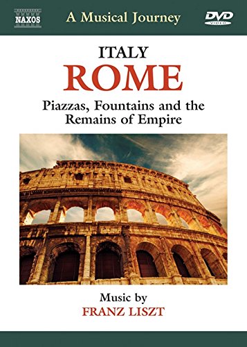 DVD cover featuring the Colosseum, titled "Italy Rome: A Musical Journey".