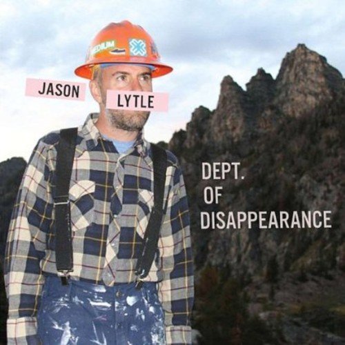"Album cover featuring a man in a hard hat and plaid shirt."
