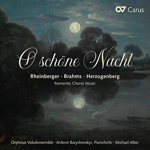 CD cover with a serene nighttime landscape and white text overlay.