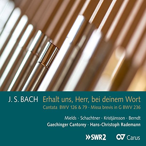 CD cover featuring a close-up of organ pipes with a teal banner.