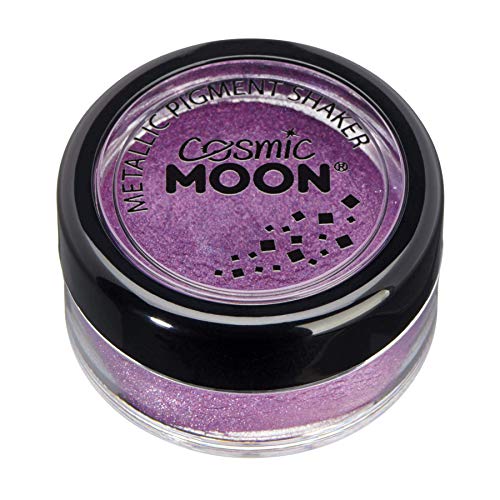 Metallic Pigment Shakers by Cosmic Moon - Purple - Cosmetic Pearlescent Powder, Eye Shadow, Makeup for Face, Eyes & Body