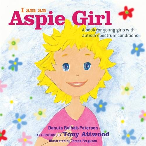 Book cover featuring a smiling girl with blonde hair, surrounded by colorful flowers.