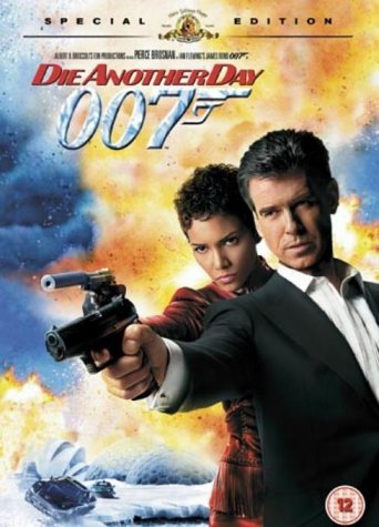 DVD cover for "Die Another Day" featuring a man and woman with a gun.