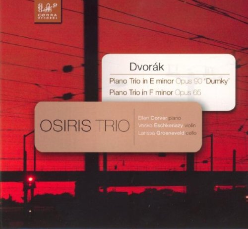 "CD cover with red background, white and pink text boxes, and power lines."