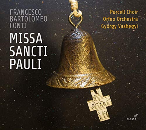 CD cover featuring a golden bell and cross against a dark speckled background.