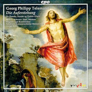 Image of a CD cover featuring Jesus rising, surrounded by text and a logo.
