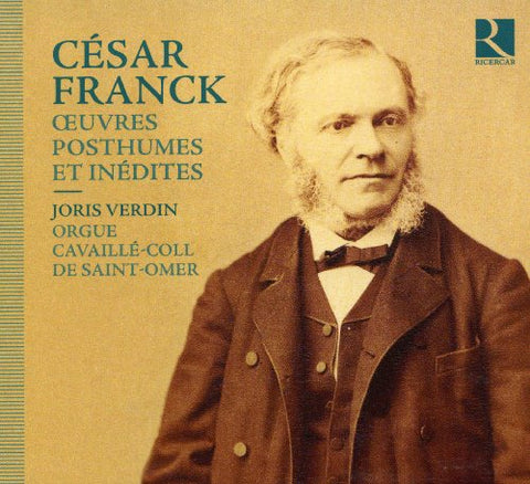 Joris Verdin / Organ - Franck/Oeuvres Posthumes [CD]