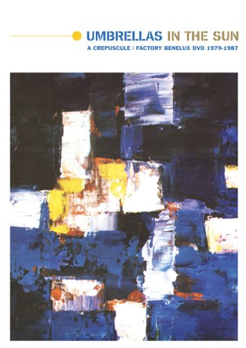 "Umbrellas in the Sun" DVD cover featuring an abstract blue and white painting.