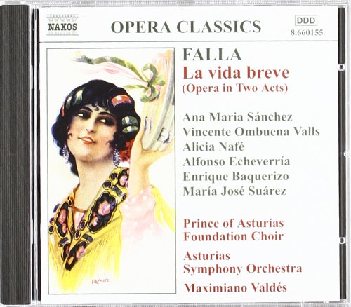 CD case with illustration of a woman and opera performance details.