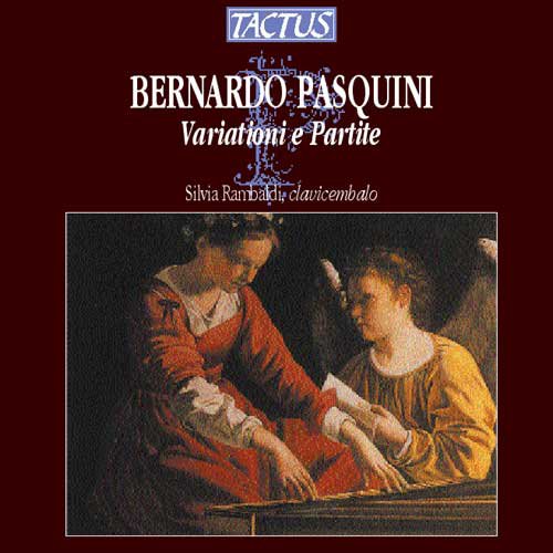 CD cover with a painting of two women at a harpsichord.